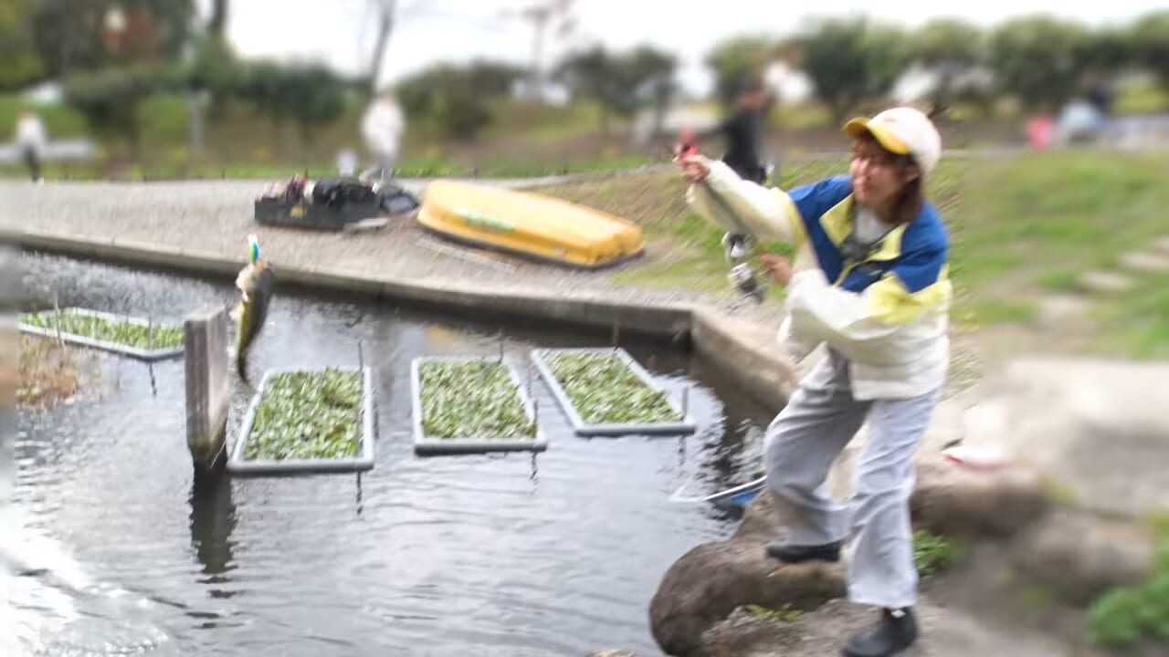 |声優がバス釣りに挑戦!村田基直伝のあっという間にキャストを覚えられるマル秘練習法も