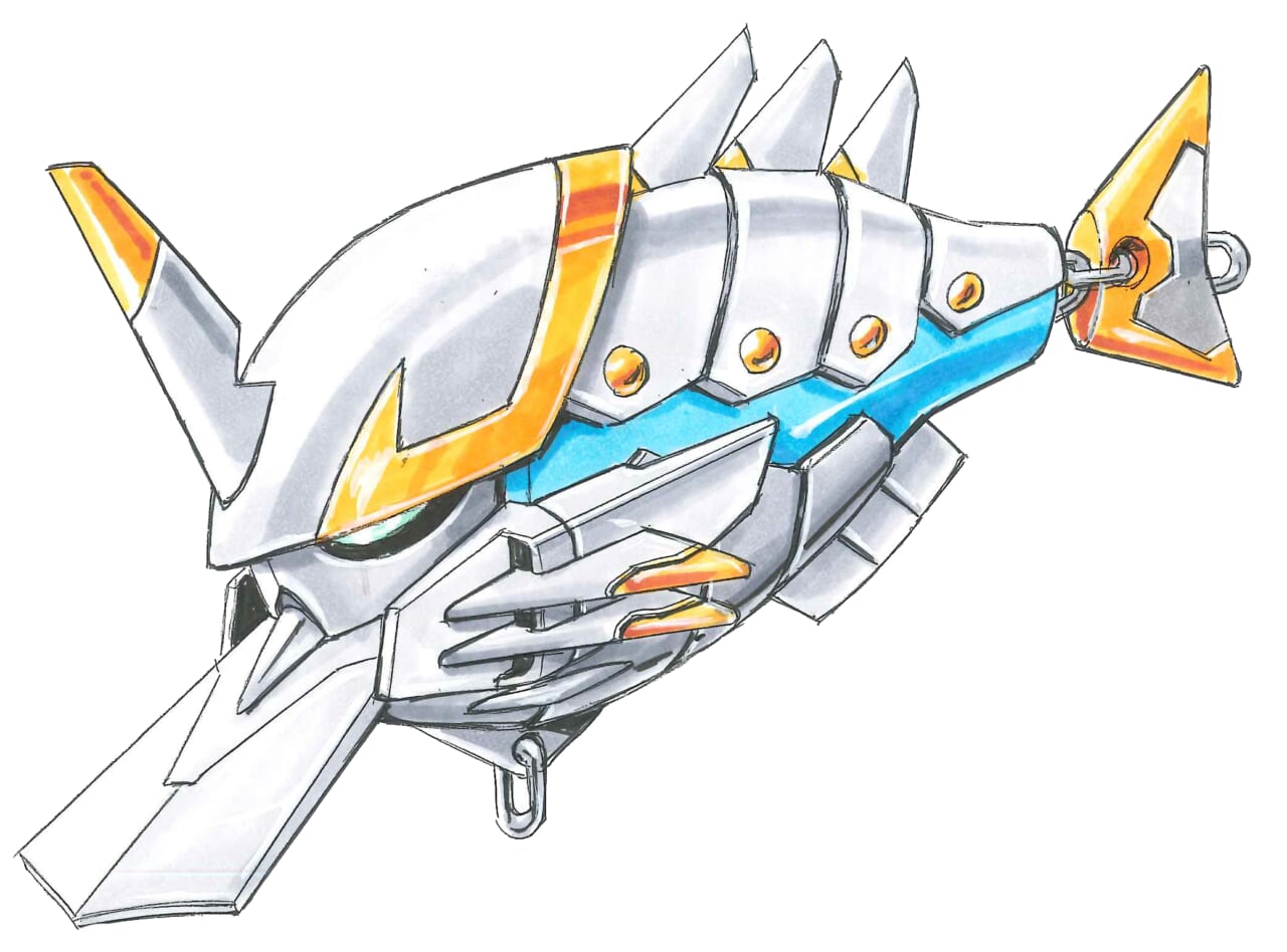 ｜【釣りフェスで現物をチェック！】ガンダム生みの親がルアーをデザイン！ヒロイックすぎるビジュアルに話題騒然!!