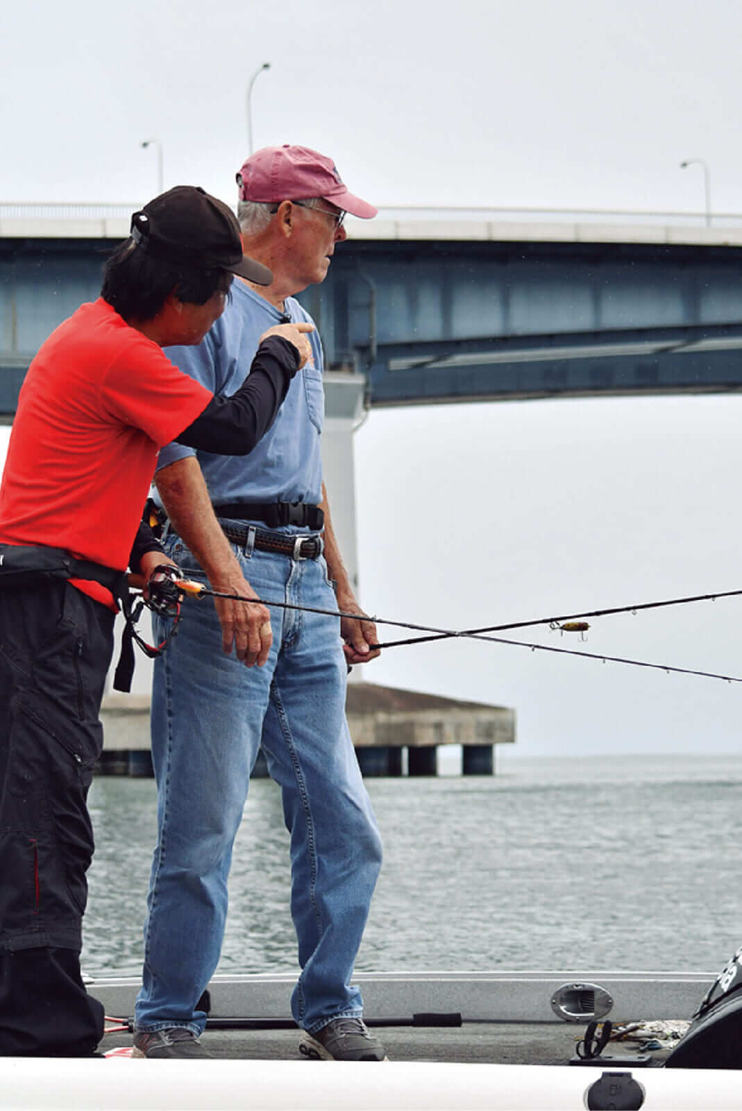 ｜チャックヘドン、琵琶湖を釣る