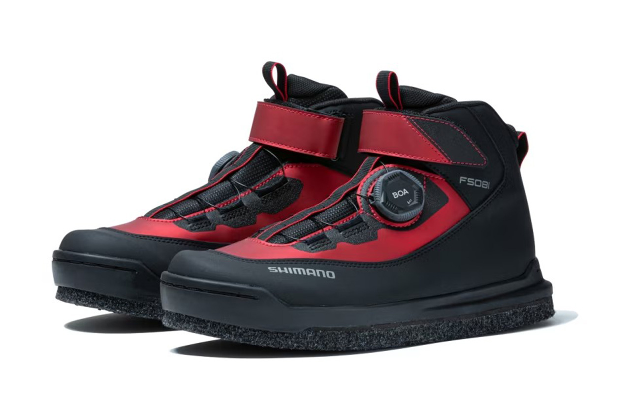 ｜シマノから登場する“釣り専用”シューズ。日本人の足型を考慮した設計に、「BOA®フィットシステム」で着脱しやすい快適な1足に。