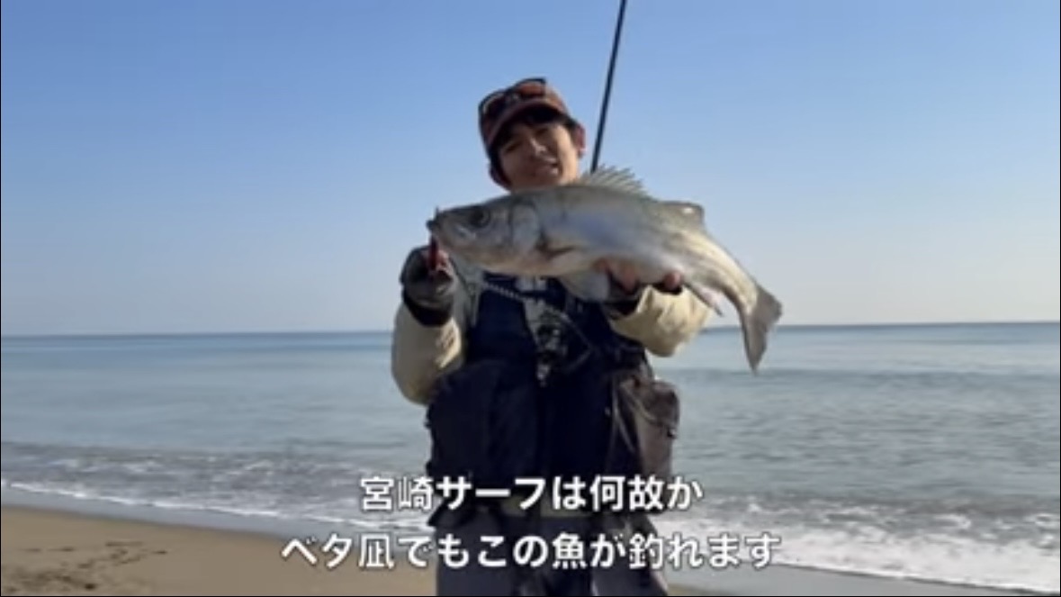 ｜「すぐそばに潜んでいました」砂浜の巨大魚が目の前で…。釣り上げた魚のサイズに「驚愕」。