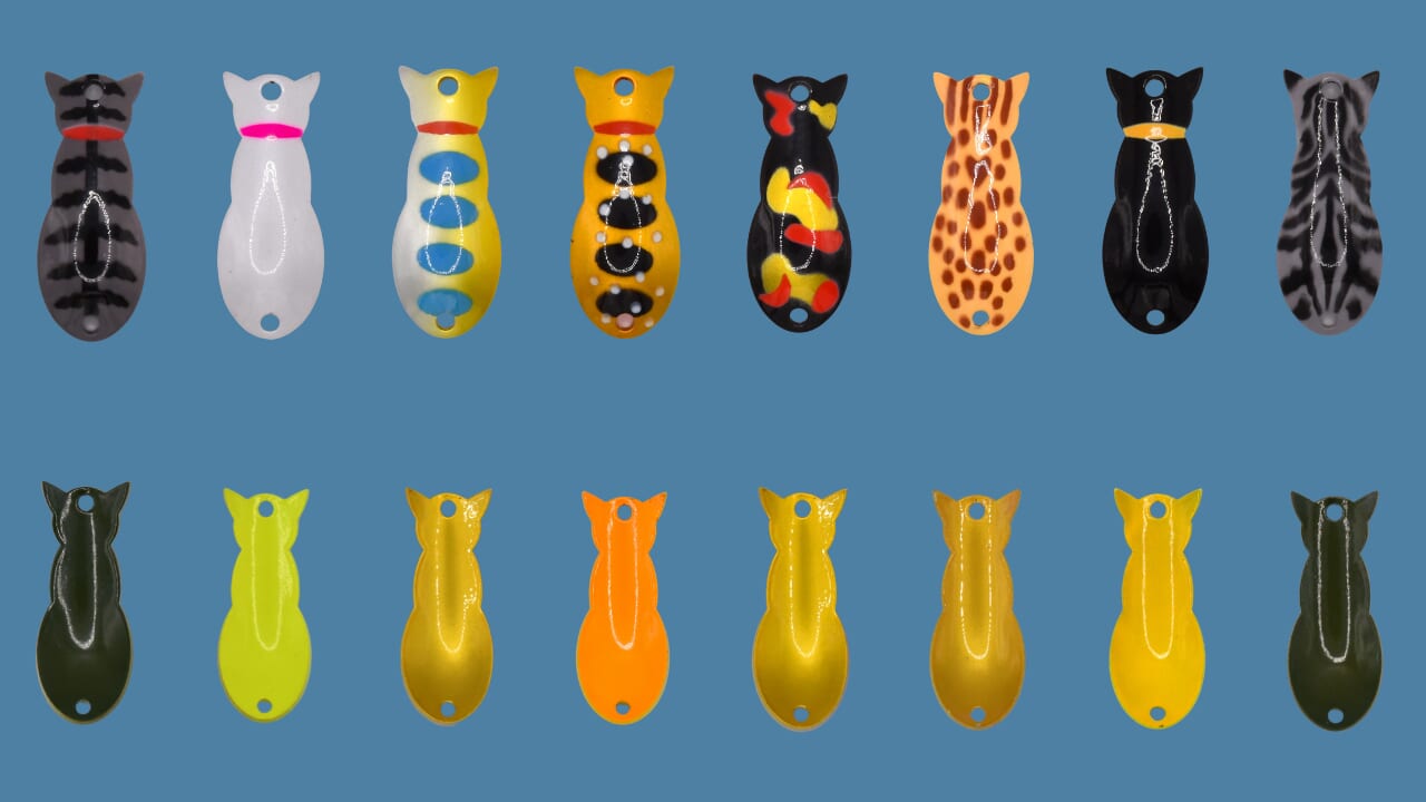 ｜釣れるのに『かわいい』で完売連発。『にゃんこすぷーん』が2.6g新ウエイト＆新カラーを引き連れて、渓流に降り立つ！