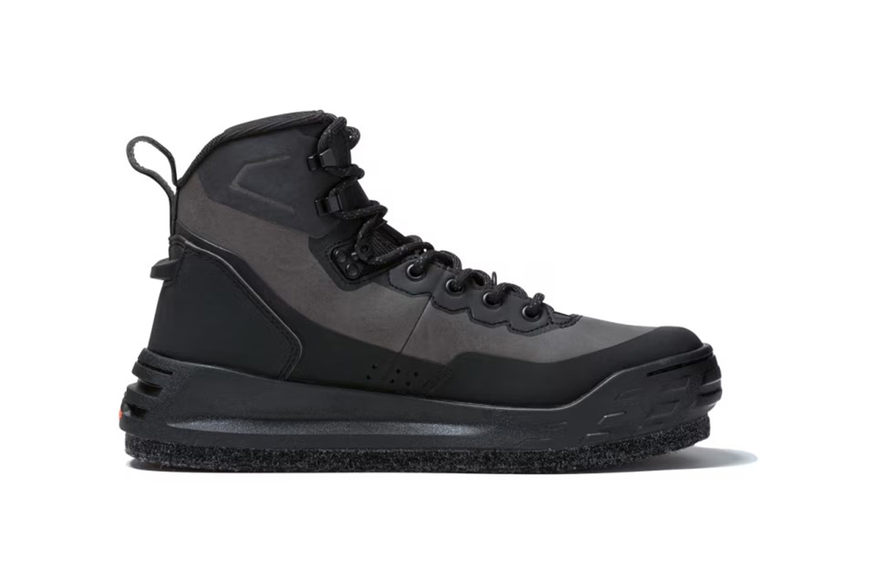 ｜磯から渓流まで使えるウェーディングシューズがシマノから登場。三種類のシューレースフック搭載で、動きやすいのに靴ひもがほどけにくい。