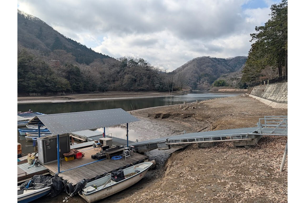 ｜過去にないほど減水中の相模湖。それでも釣果に結び付ける方法とは？【大津清彰のバス釣り真相解明】
