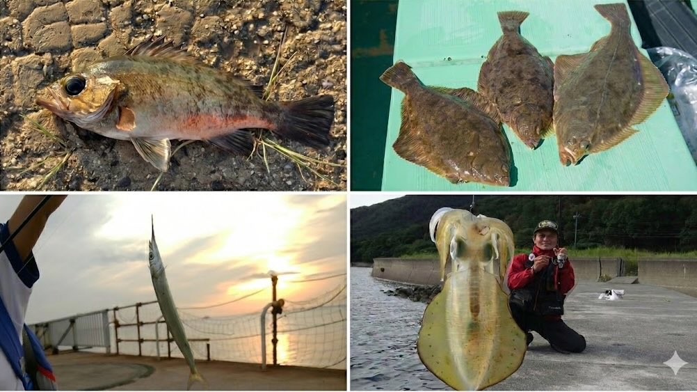 【2026年最新】堤防で狙える春が“釣り頃”の魚たち7選。メバルからイカまで食べても美味しいターゲットたち。