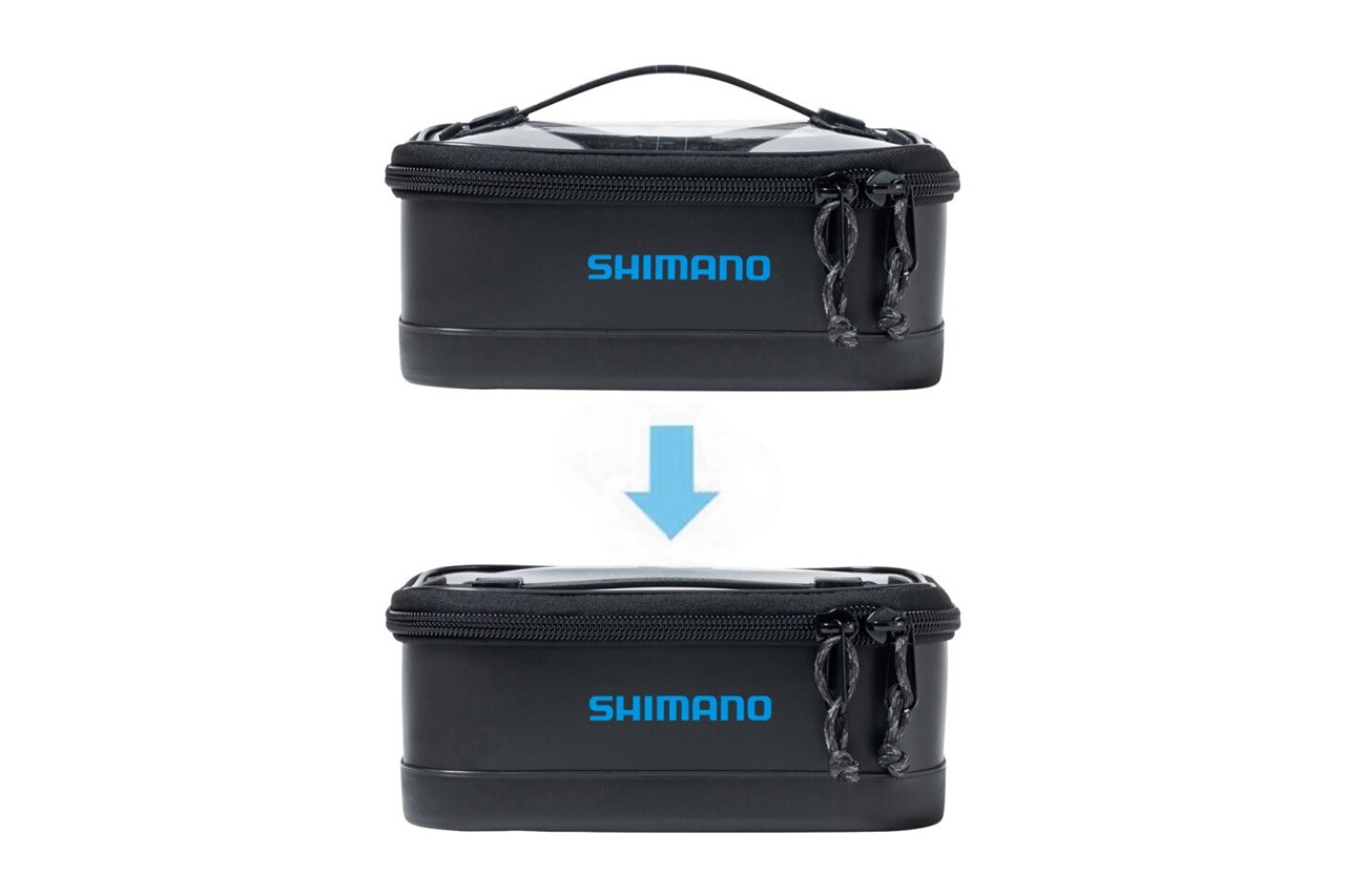｜シマノから「中身が見える」ハードケースが登場。型崩れしにくくシステマチックな収納を可能に。