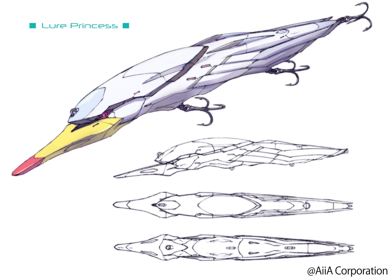 ｜ルアプリのお陰で釣り好き復活!!「鉄血」メカデザイナーがルアーを描くとこうなった！