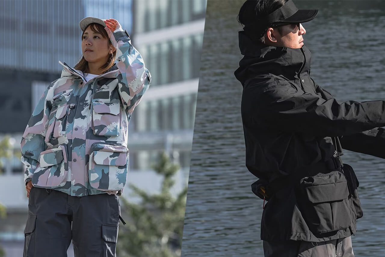 ｜『万能レインジャケット』がシマノから登場。バッグ不要レベルの収納力で、着るだけで釣りに行ける画期的な1着に。