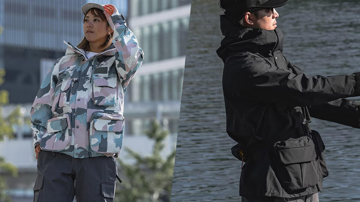 ｜『万能レインジャケット』がシマノから登場。バッグ不要レベルの収納力で、着るだけで釣りに行ける画期的な1着に。