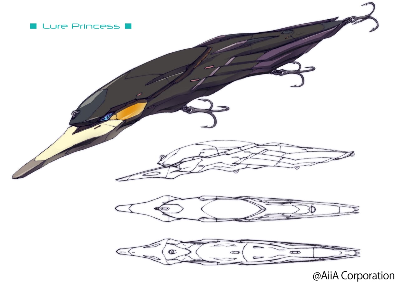 ｜ルアプリのお陰で釣り好き復活!!「鉄血」メカデザイナーがルアーを描くとこうなった！