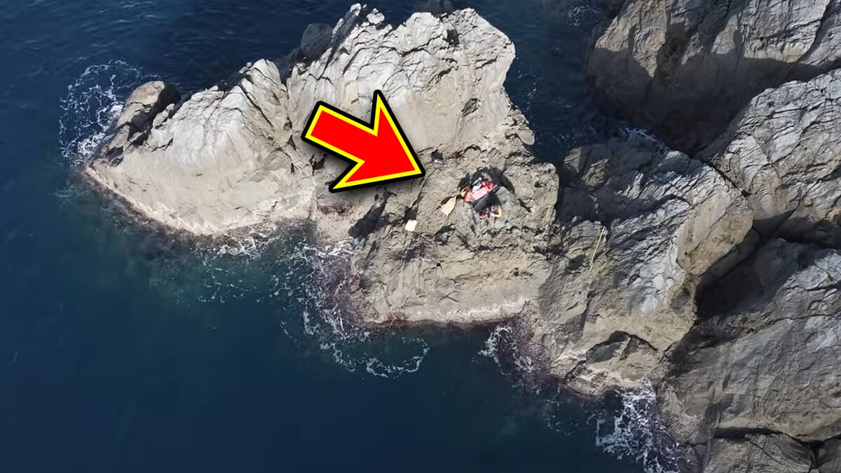 ｜日本最高峰の離島で揚がった『人よりデカい魚』。まさかの“体型”に撮影者の笑いが止まらない。30万回再生された釣り動画。