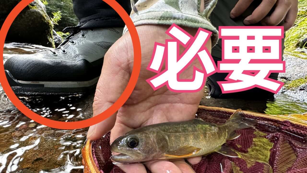 ｜渓流のフライフィッシング。川に入るのに絶対必要なアイテム紹介【フライフィッシングの教科書/09】