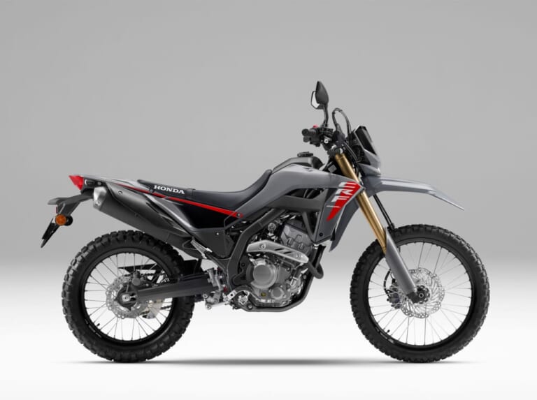 ホンダCRF250L[s]｜スウィフトグレー｜「男の憧れだよね」「やってみたい」悪路も狭い道もアクセス抜群。釣り人にオススメのオフロード・アドベンチャーバイク4選。