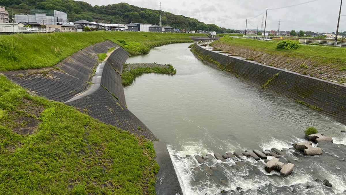 |【遠賀川オカッパリ釣行】車の故障で遠征断念。流量増加のタフコン攻略、それでも1本絞り出したルアーは?