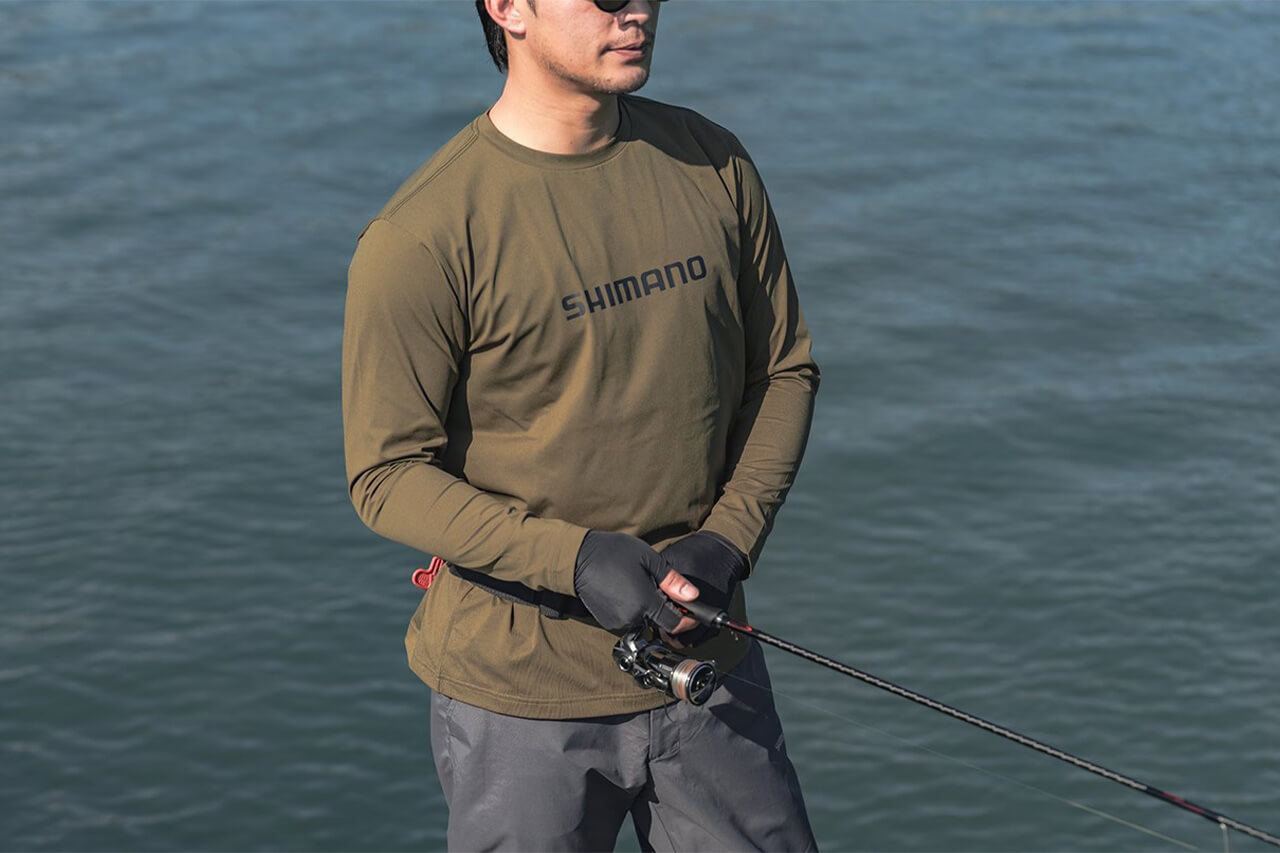 ｜「釣り場でも普段使いでも」日焼け対策抜群なシマノのTシャツがアウトドアシーンで大活躍。