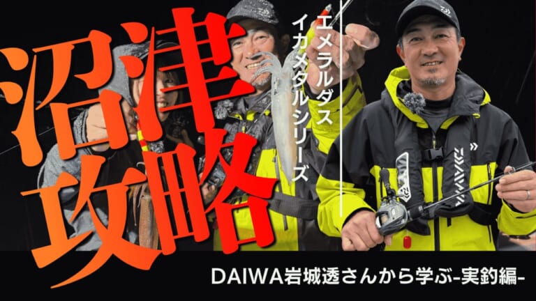 [DAIWA岩城透さん解説]エメラルダスイカメタルシリーズで難攻不落の沼津エリア攻略－実釣編－
