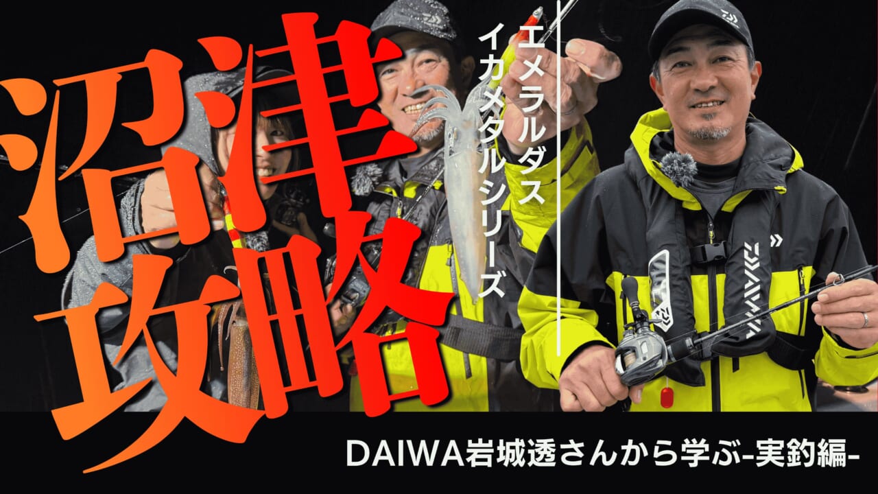 ｜[DAIWA岩城透さん解説]エメラルダスイカメタルシリーズで難攻不落の沼津エリア攻略－実釣編－