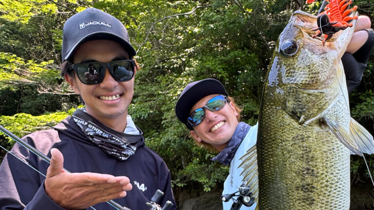 超人気バスプロコンビ登場！超大盛り上がりの七色ダム釣行。動画公開もお楽しみに【大西健太のOKレポート】