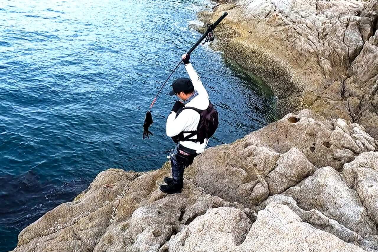 |デカいと思った正体は2キロ級!春のエギング沖磯撃沈からの大逆転!【長崎南部エギング】