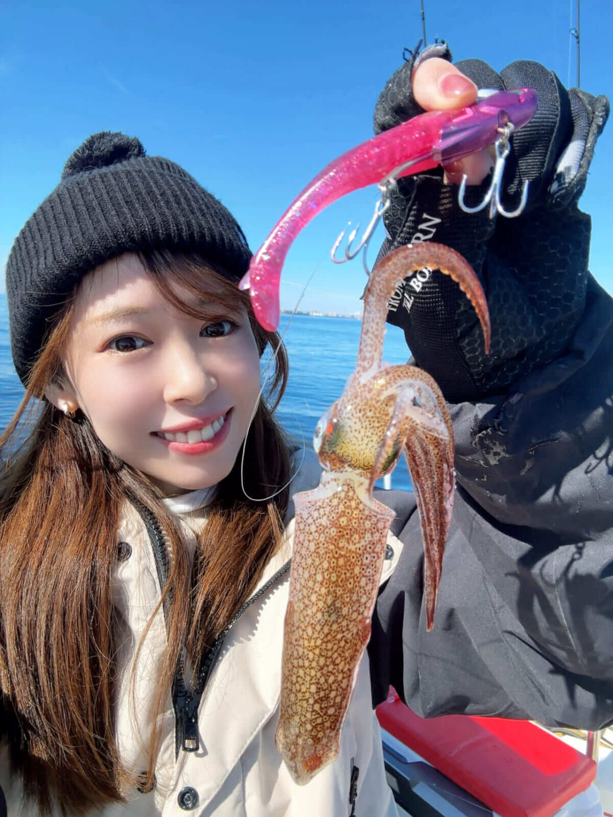 |「あぁ、楽しかったー」シーバスからヒイカまで! 1日楽しんだ釣りガール。