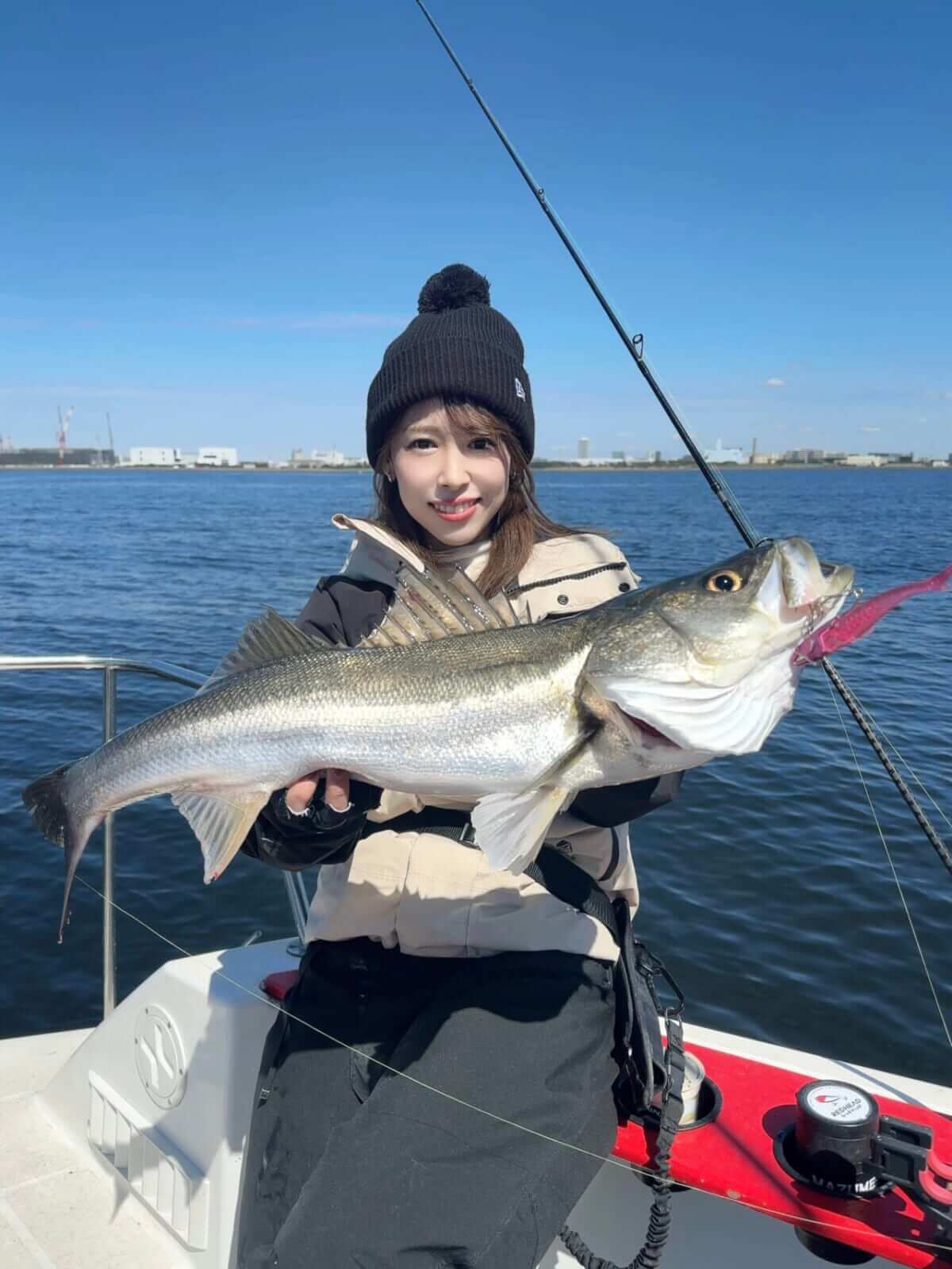 |「あぁ、楽しかったー」シーバスからヒイカまで! 1日楽しんだ釣りガール。