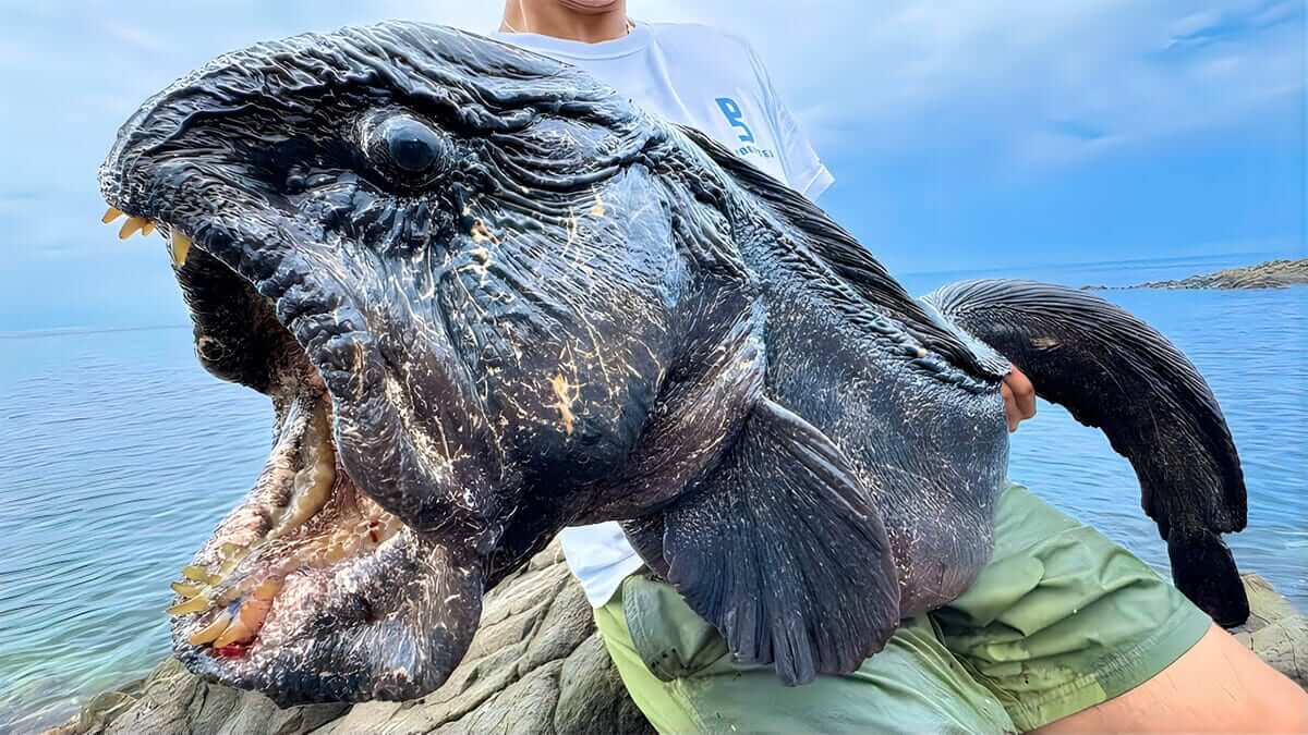 |ユーチューバーが捕獲した『ヤバい魚』。「うわっ、でっか」「ゴジラやん」200万回再生された捕獲劇がスゴイ。