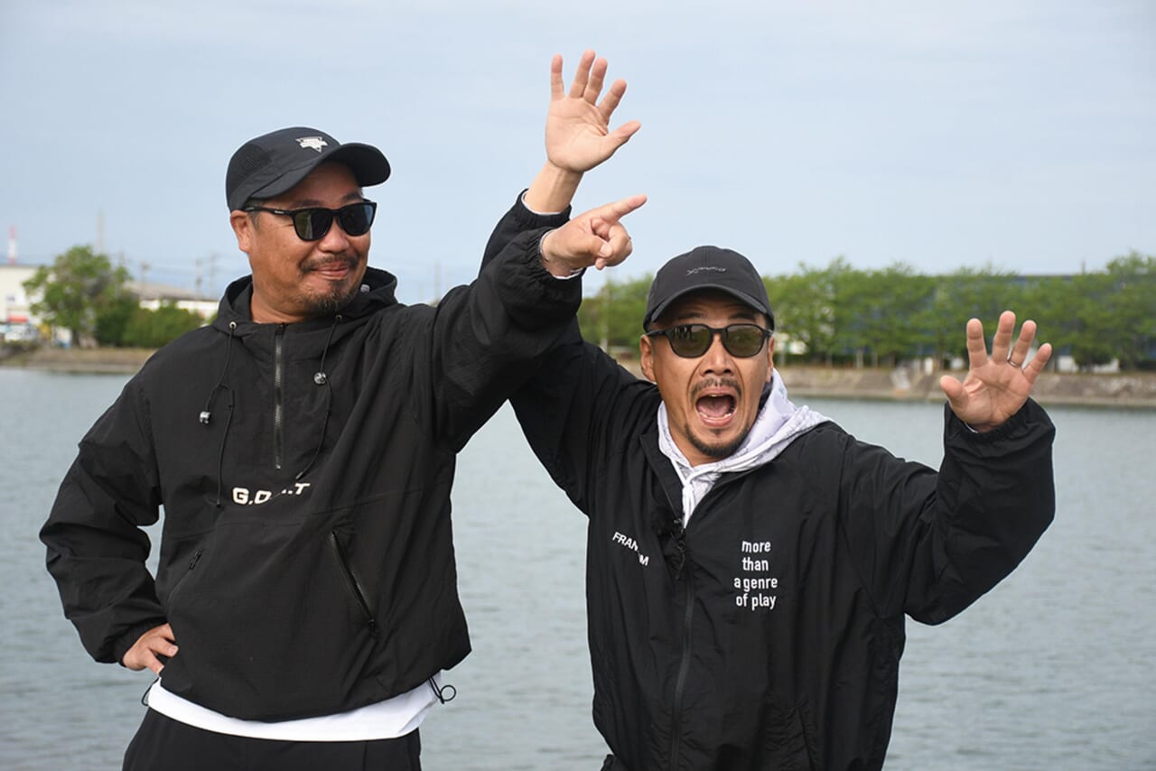 ｜釣れなきゃヒゲ全剃り!? 旧吉野川を舞台に繰り広げられる「釣れるもんなら釣ってみな！！」ミウラアニキ＆ユタカボーイが挑む40アップ2本のお題と「B・B・S」システム。