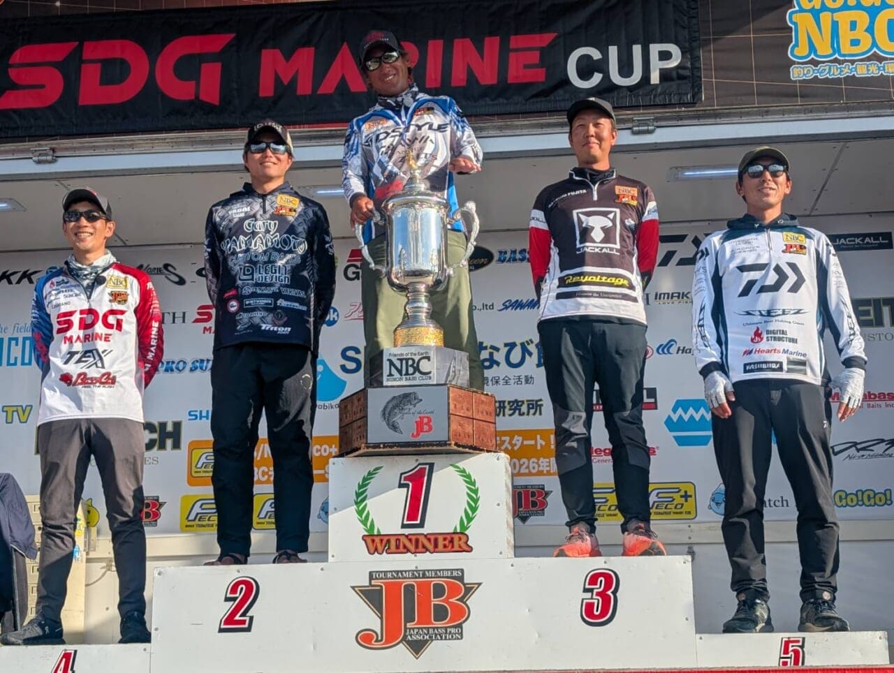 |【速報】2026年最強のバス釣りアングラーが決定!激タフの霞ヶ浦を制したのは早野剛史!!【JBトップ50第5戦 2日目結果】