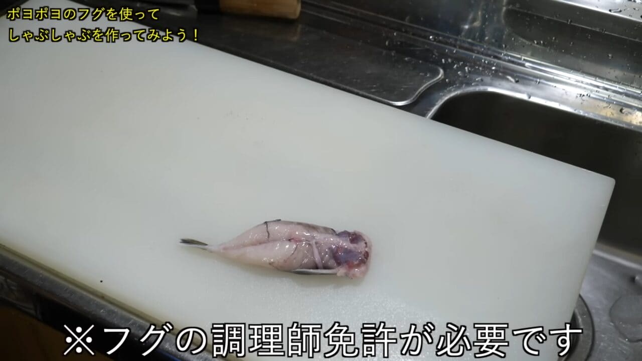 ｜「うわぁー！」全身『水』のフグを割ってみた。出てきた中身に撮影者も驚愕。「こんなの食べてるんだ」「クサい」