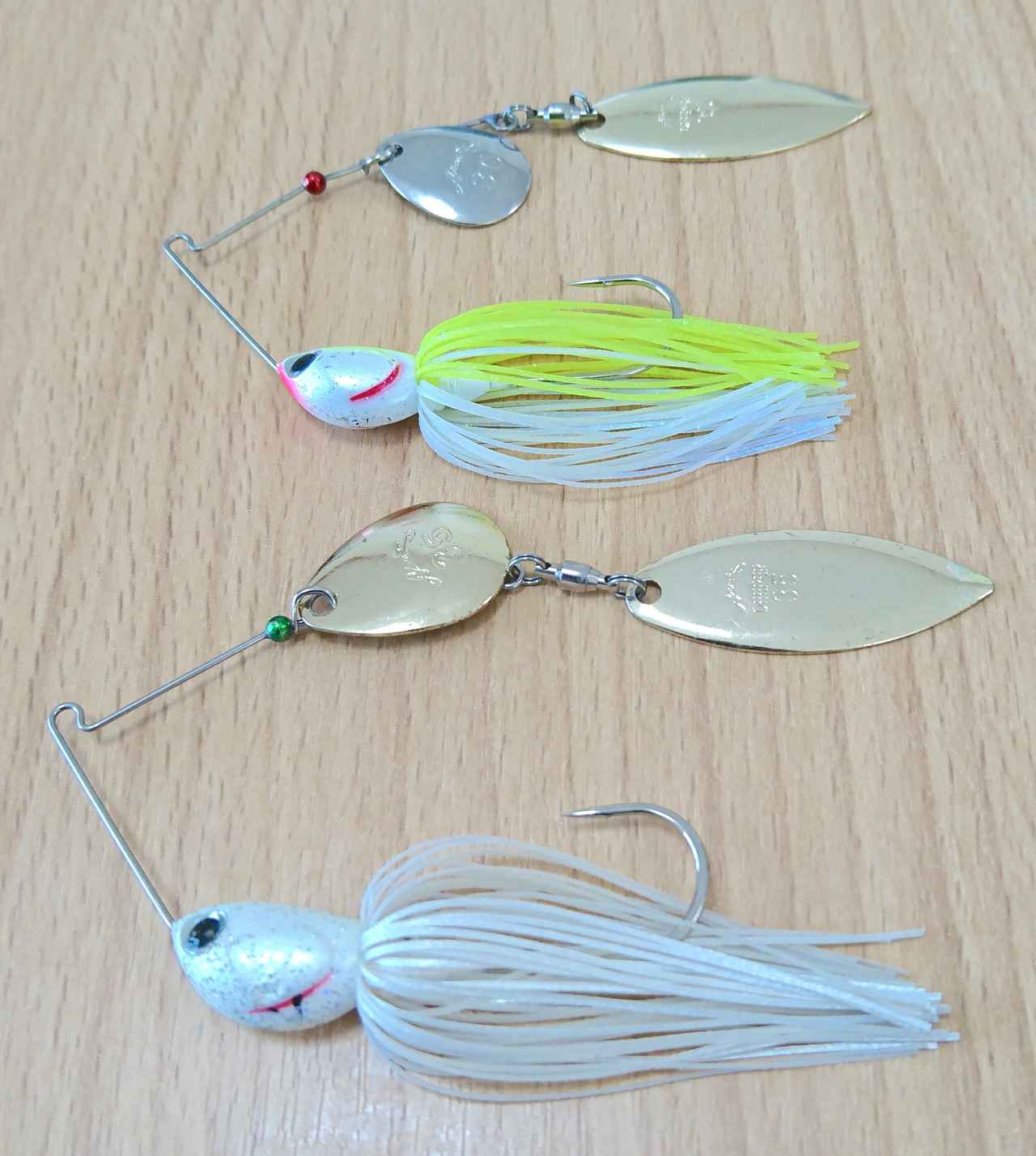 スピナーベイトシャッドテール巻物セット