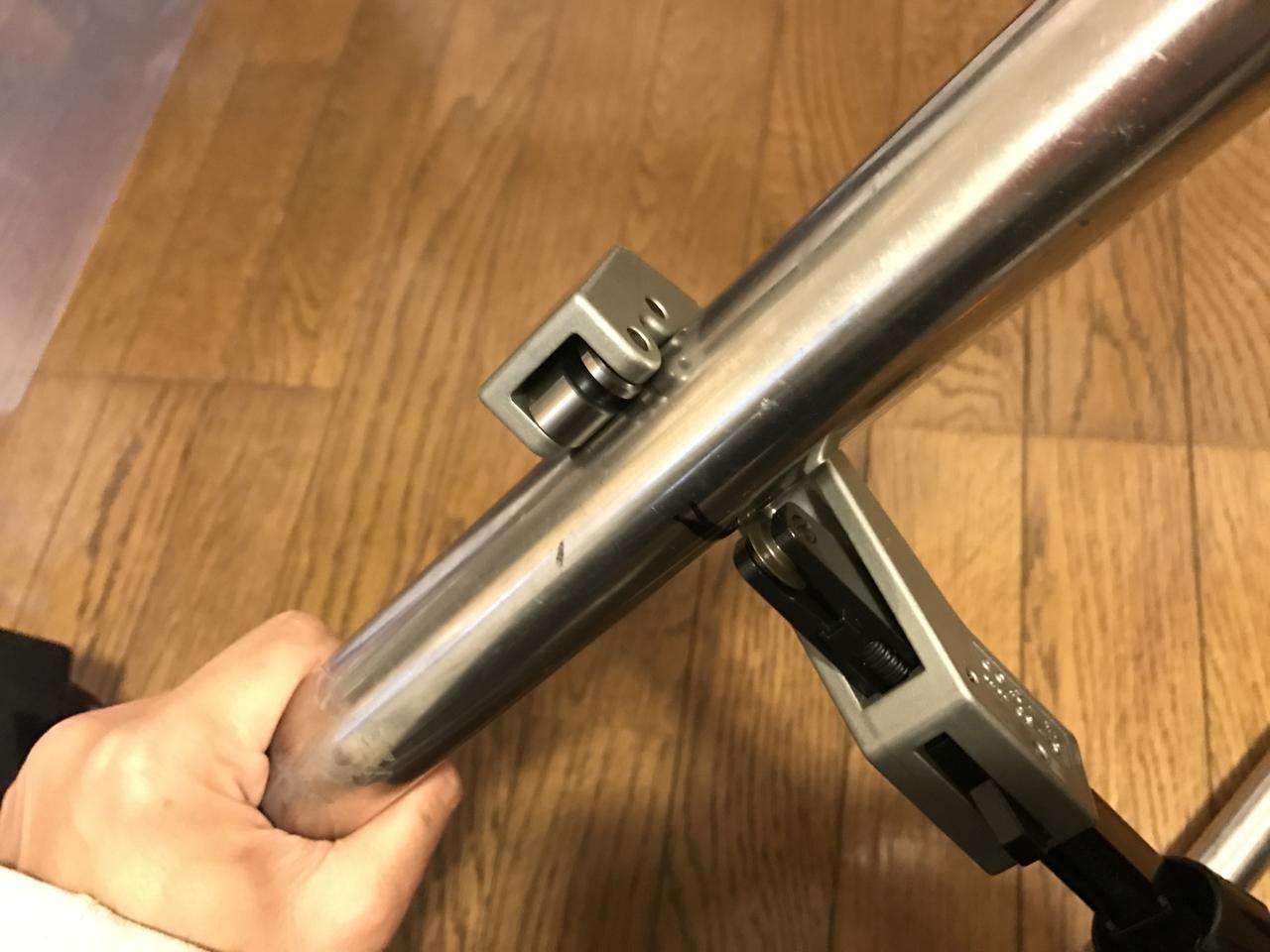 バスボートのエレキモーターを改造してみた(2)シャフトカット バスボートのエレキモーターを改造してみた(2)シャフトカット