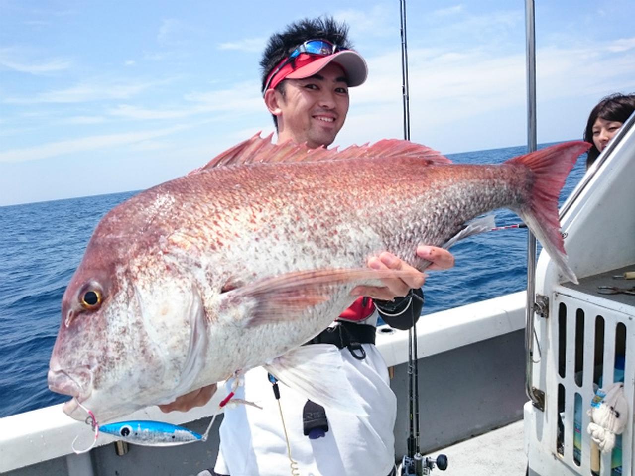 マダイ80センチも 北九州ガイド船 セブン でタイラバ イカメタル釣行 釣具のポイント行橋苅田店スタッフ寄稿 ルアマガ