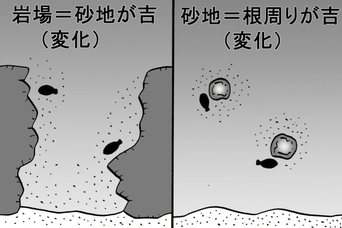 ヒラメ釣りの有望スポット 岩礁サーフ の攻略法 豊富な変化に居着くヒラメの狙い方 ルアマガ