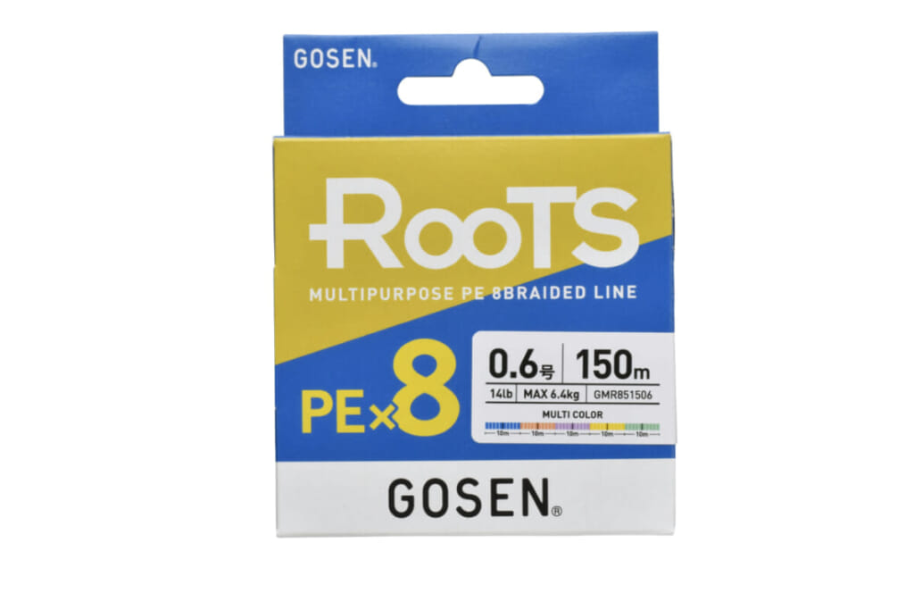 ゴーセンの大人気peライン Roots ルーツ に待望の8本編みモデルが登場 高品質 ハイコスパな8本編みの秘密とは ルアマガ