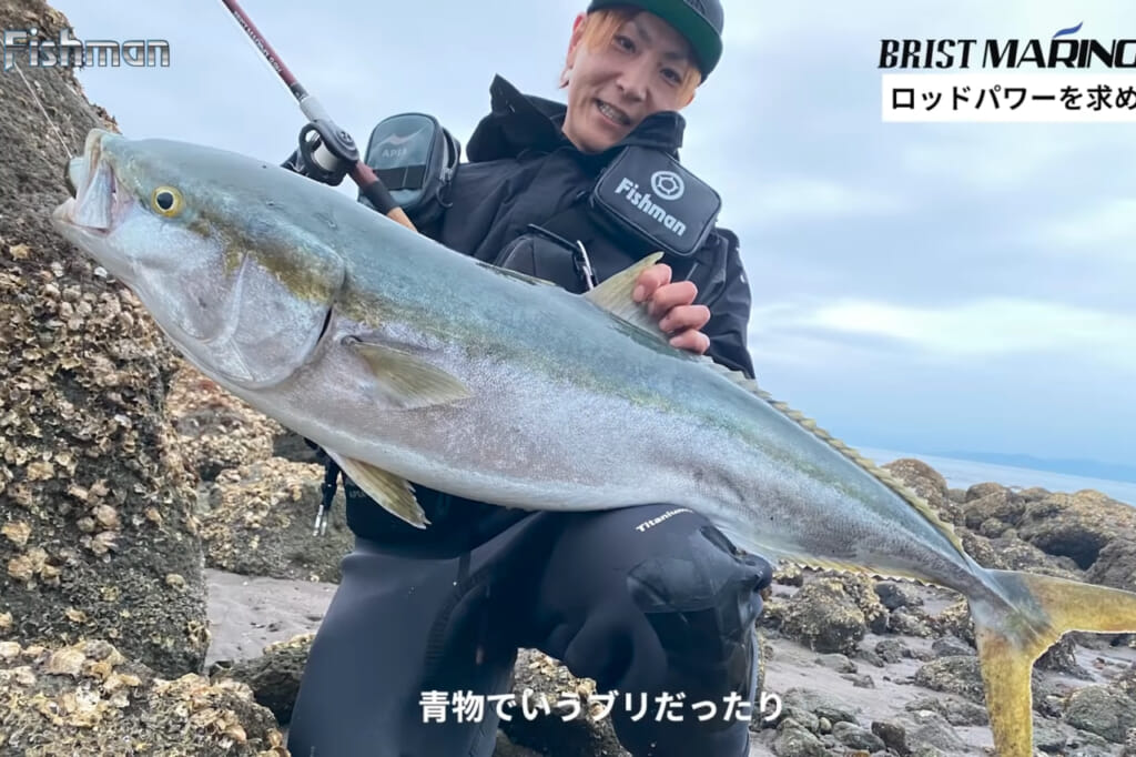 10kgクラスの大型魚をも根から余裕で引き剥がす！ 究極のパワー 